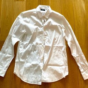 NWT men’s large never worn Theory cotton shirt. Purchased from the RealReal